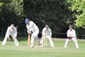 Michael Eames deals with a straight one